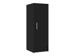 Zapatero negro 32x35x92 cm Madera contrachapada
