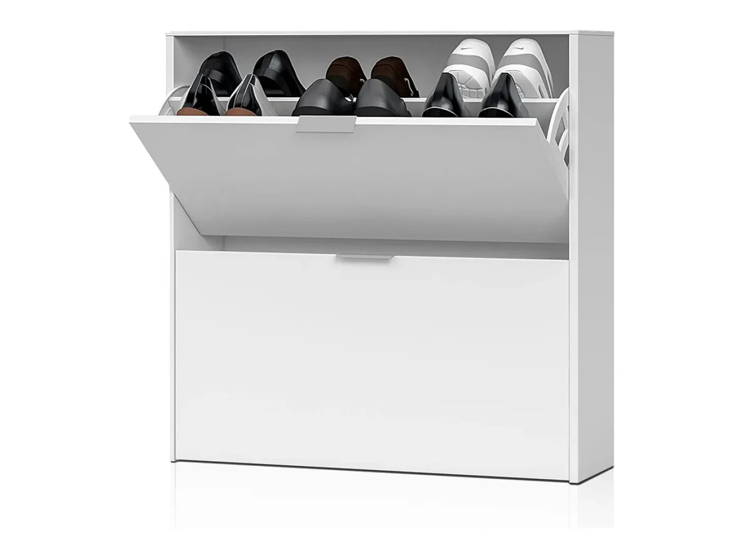 Zapatero Nubo 2 Puertas Blanco