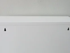 Zapatero Pisa de 9 puertas en metal blanco. Se entrega completamente montado.