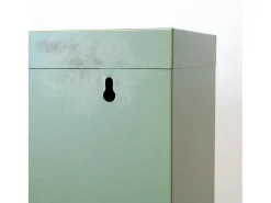 Zapatero Pisa de 9 puertas en verde metalizado. Se entrega montado.