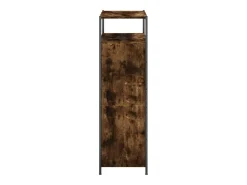 Zapatero roble ahumado 75x34x112 cm madera de ingeniería