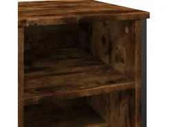 Zapatero roble ahumado 90x38x61,5 cm madera de ingeniería