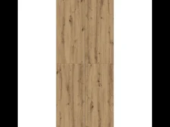 Zapatero Roble artesanal 80x35,5x180 cm Madera de ingeniería