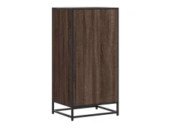 Zapatero roble marrón 48x38x97,5 cm madera de ingeniería