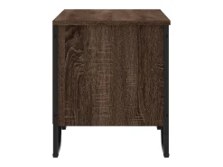 Zapatero roble marrón 90x38x45,5 cm madera de ingeniería