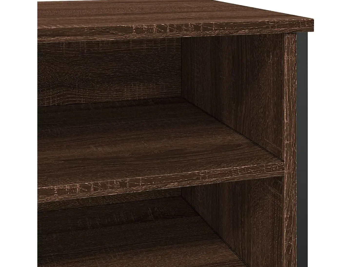 Zapatero roble marrón 80x38x78 cm madera de ingeniería