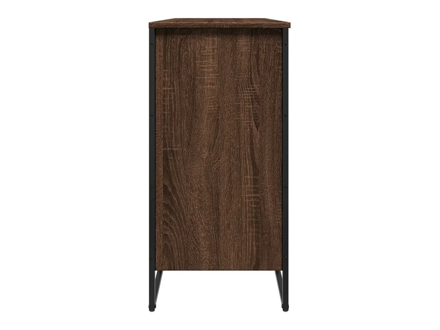 Zapatero roble marrón 80x38x78 cm madera de ingeniería