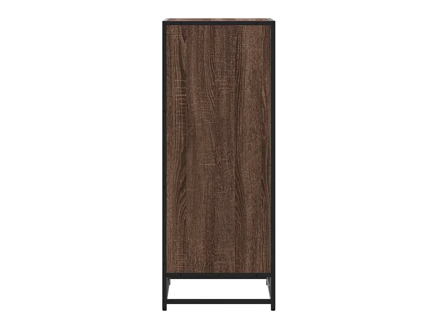 Zapatero roble marrón 48x38x97,5 cm madera de ingeniería