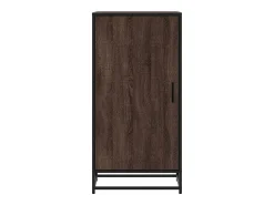 Zapatero roble marrón 48x38x97,5 cm madera de ingeniería