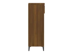 Zapatero Roble marrón 40x36x105 cm Madera de ingeniería