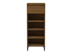Zapatero Roble marrón 40x36x105 cm Madera de ingeniería