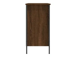 Zapatero roble marrón 100x35x70cm madera de ingeniería