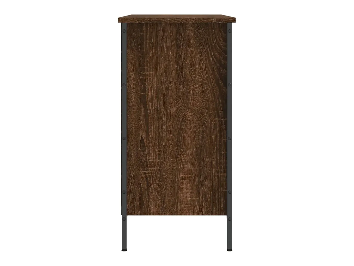 Zapatero roble marrón 100x35x70cm madera de ingeniería
