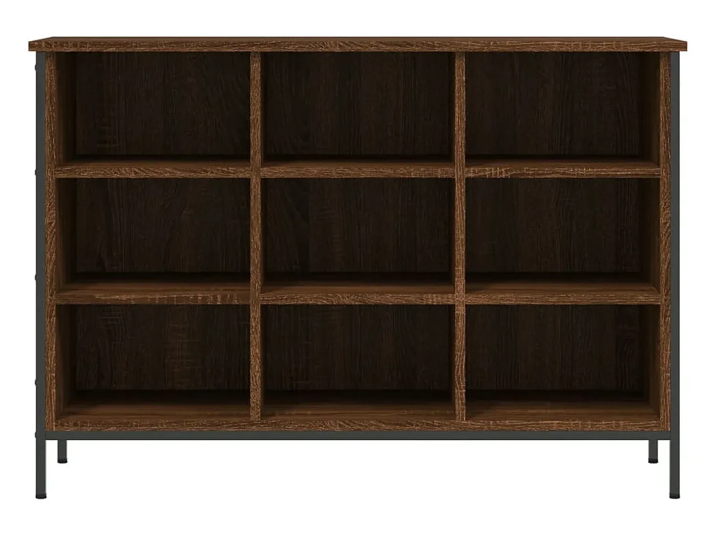Zapatero roble marrón 100x35x70cm madera de ingeniería