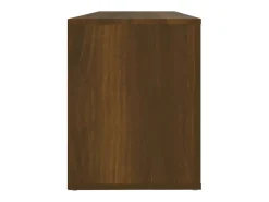 Zapatero Roble marrón 100x35x45cm Madera de ingeniería