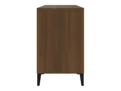 Zapatero Roble marrón 102x36x60cm Madera de ingeniería