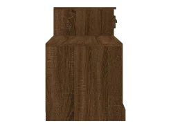 Zapatero roble marrón 100x42x60cm madera de ingeniería