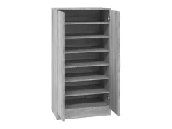 Zapatero Sonoma gris 55x35x108 cm Madera de ingeniería