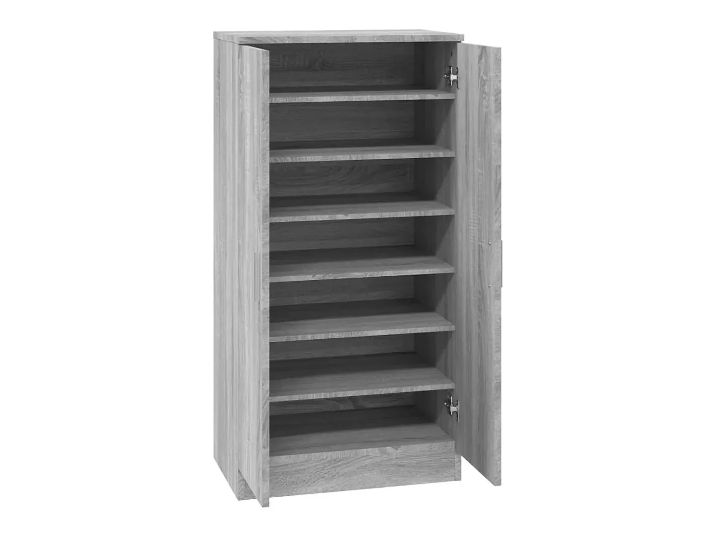 Zapatero Sonoma gris 55x35x108 cm Madera de ingeniería
