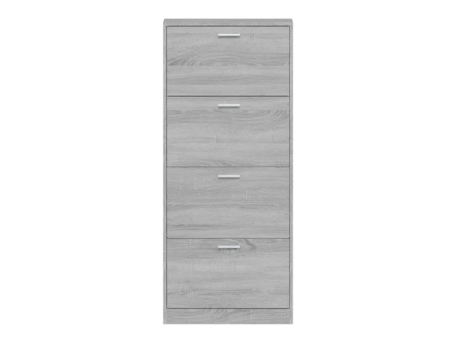 Zapatero Sonoma gris 59x17x150 cm Madera de ingeniería