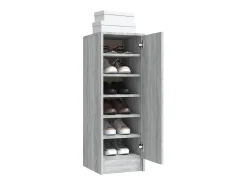 Zapatero Sonoma gris 32x35x92 cm Madera de ingeniería