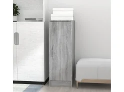 Zapatero Sonoma gris 32x35x92 cm Madera de ingeniería