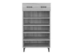 Zapatero Sonoma gris 60x35x105 cm Madera de ingeniería