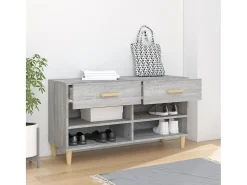Zapatero Sonoma gris 102x35x55 cm Madera de ingeniería