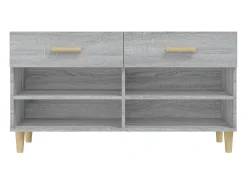 Zapatero Sonoma gris 102x35x55 cm Madera de ingeniería
