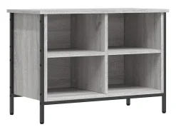 Zapatero Sonoma gris 69x35x50 cm madera de ingeniería