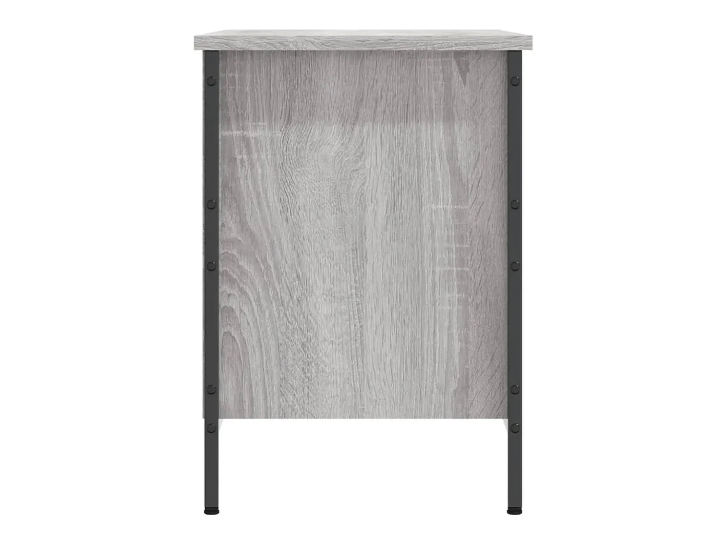 Zapatero Sonoma gris 69x35x50 cm madera de ingeniería