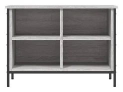 Zapatero Sonoma gris 69x35x50 cm madera de ingeniería