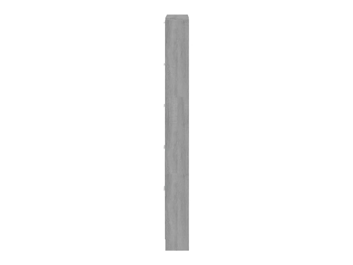 Zapatero Sonoma gris 59x17x169 cm Madera de ingeniería