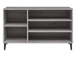Zapatero Sonoma gris 102x36x60 cm Madera de ingeniería