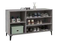 Zapatero Sonoma gris 102x36x60 cm Madera de ingeniería