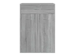 Zapatero Sonoma gris 60x35x84 cm Madera de ingeniería