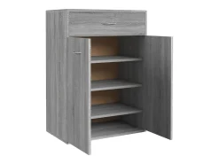 Zapatero Sonoma gris 60x35x84 cm Madera de ingeniería