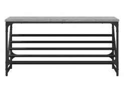 Zapatero Sonoma gris 90x30x45 cm madera de ingeniería