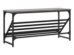 Zapatero Sonoma gris 90x30x45 cm madera de ingeniería