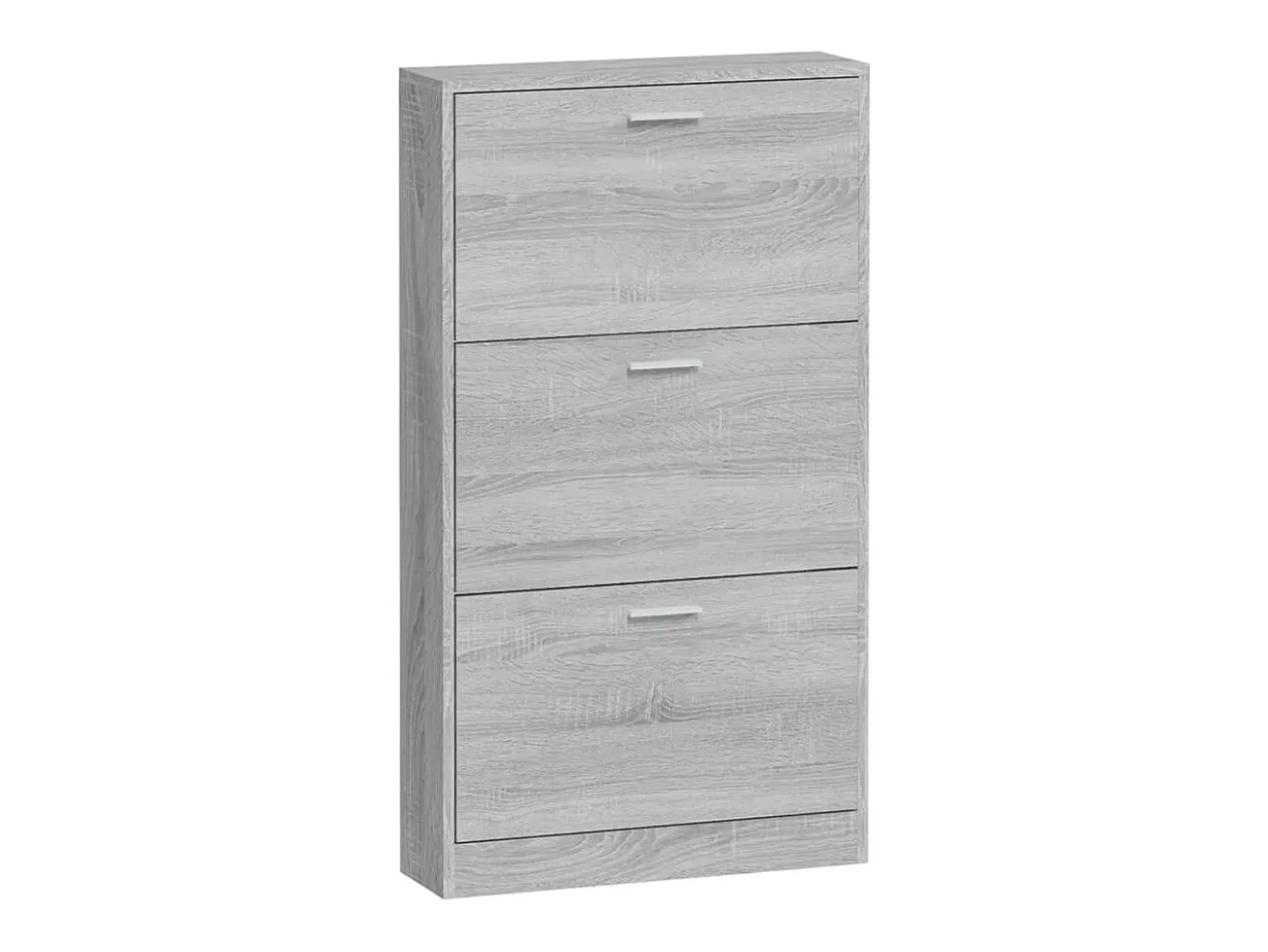 Zapatero Sonoma gris 59x17x108 cm Madera de ingeniería