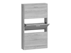 Zapatero Sonoma gris 59x17x108 cm Madera de ingeniería