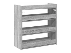 Zapatero Sonoma gris 60x25x62 cm madera de ingeniería