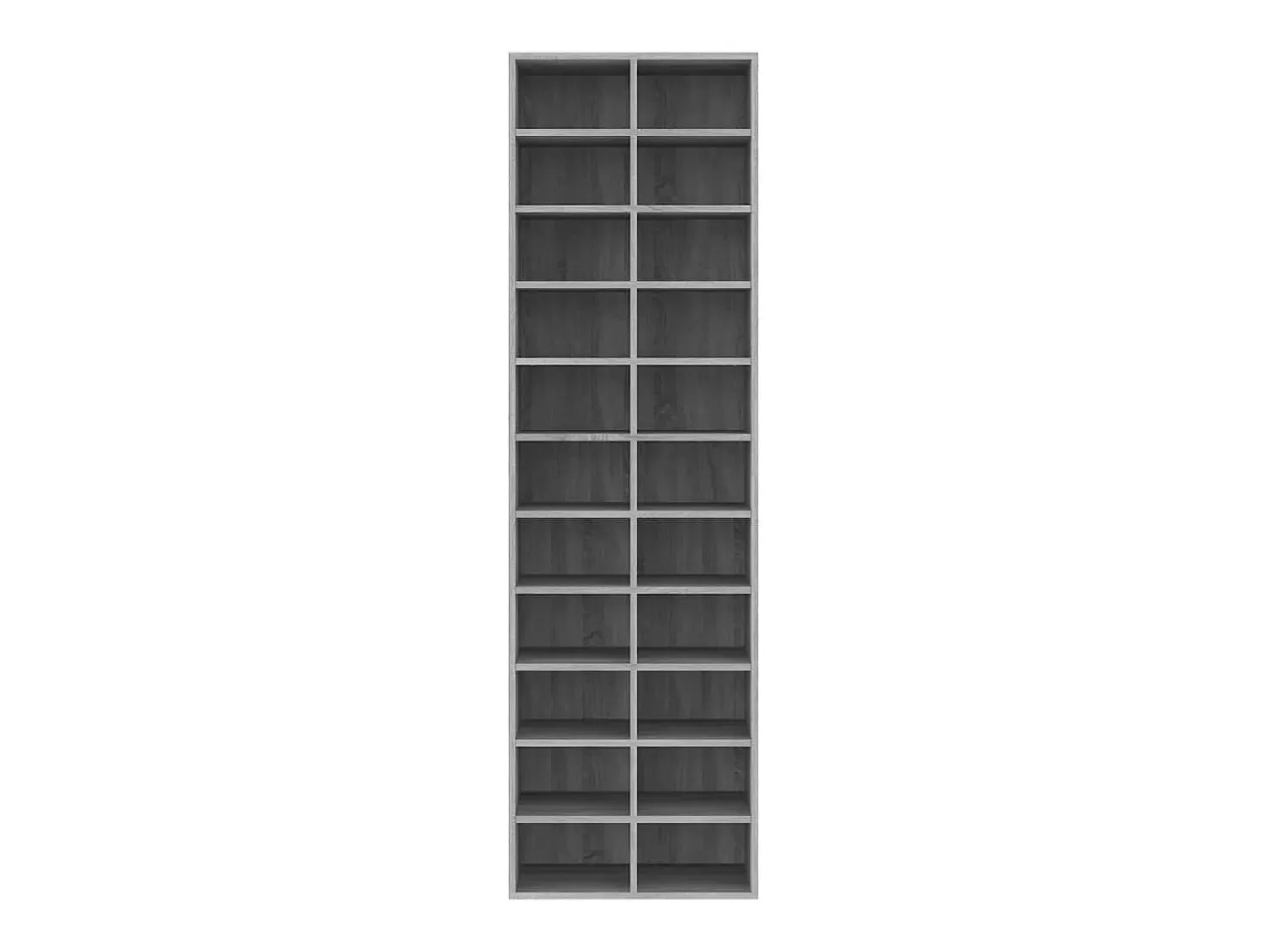 Zapatero Sonoma gris 54x34x183 cm Madera de ingeniería