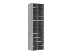 Zapatero Sonoma gris 54x34x183 cm Madera de ingeniería