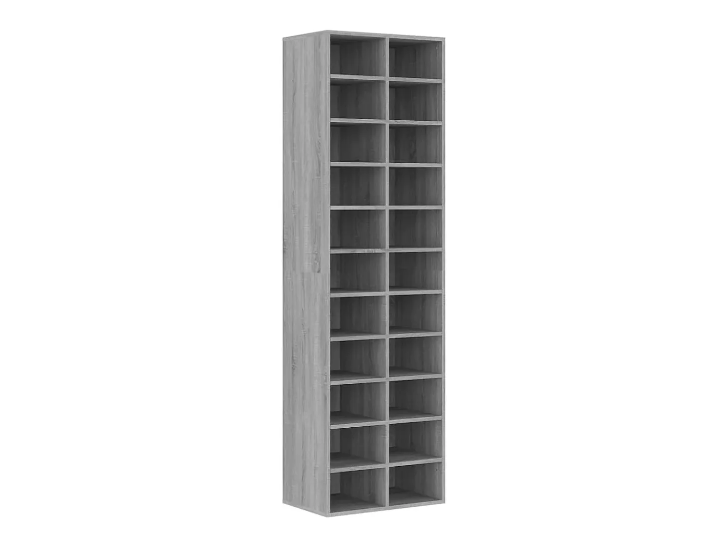 Zapatero Sonoma gris 54x34x183 cm Madera de ingeniería