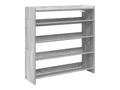 Zapatero Sonoma gris 80x25x81 cm madera de ingeniería