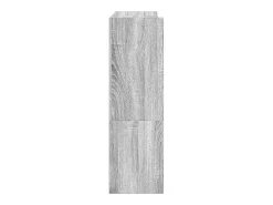 Zapatero Sonoma gris 80x25x81 cm madera de ingeniería