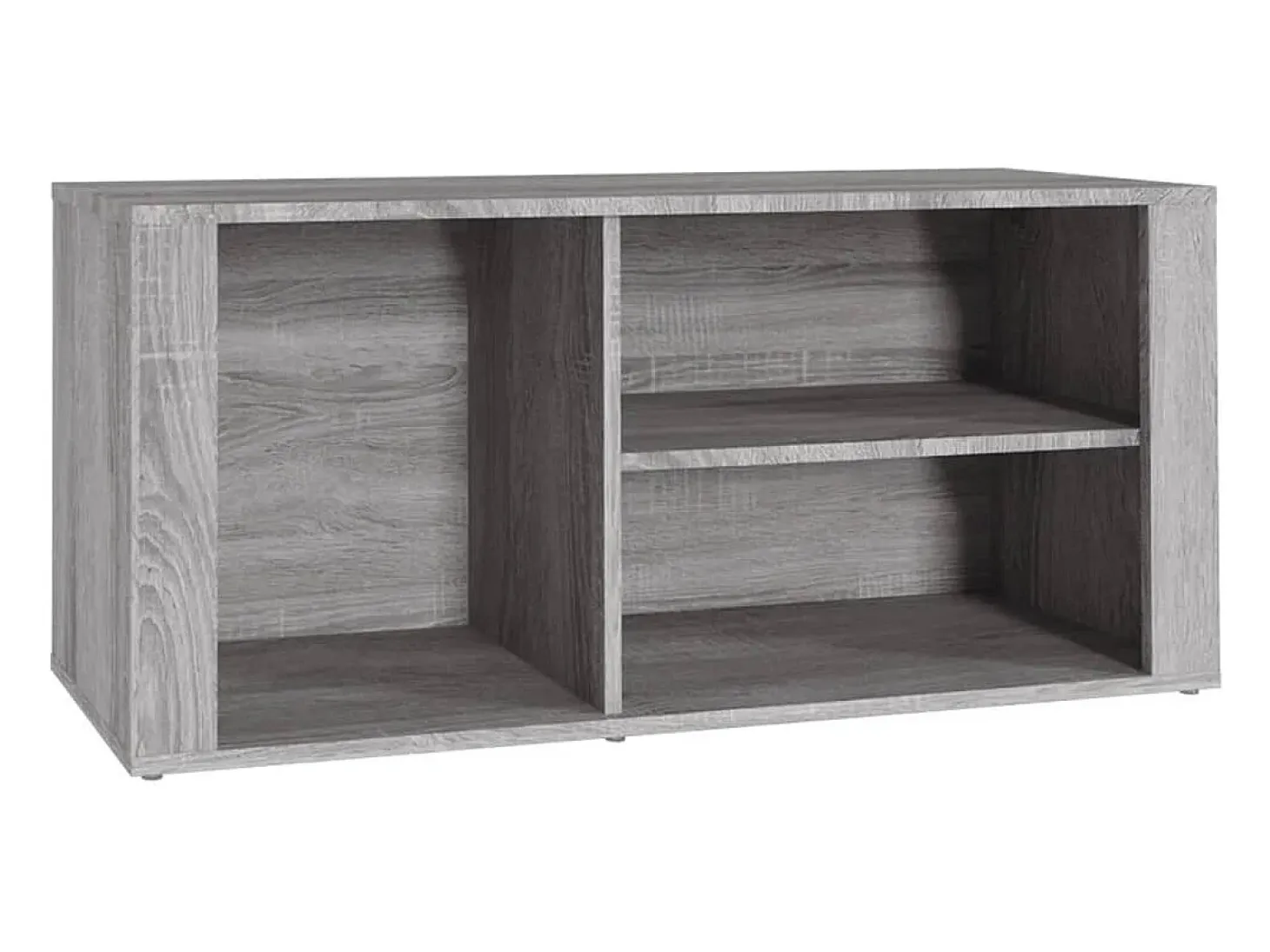 Zapatero Sonoma gris 100x35x45 cm madera de ingeniería