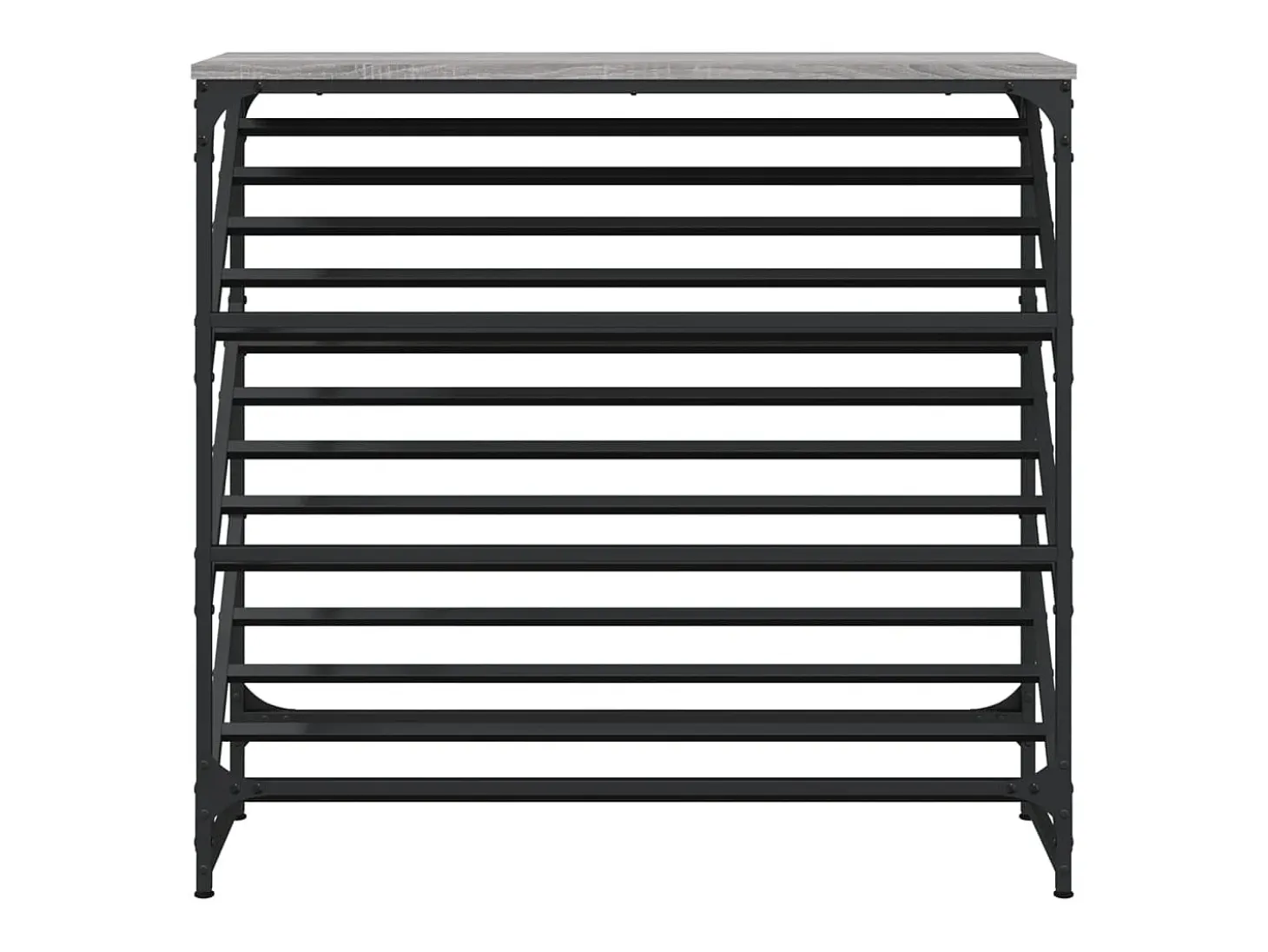 Zapatero Sonoma gris 90x30x85 cm madera de ingeniería
