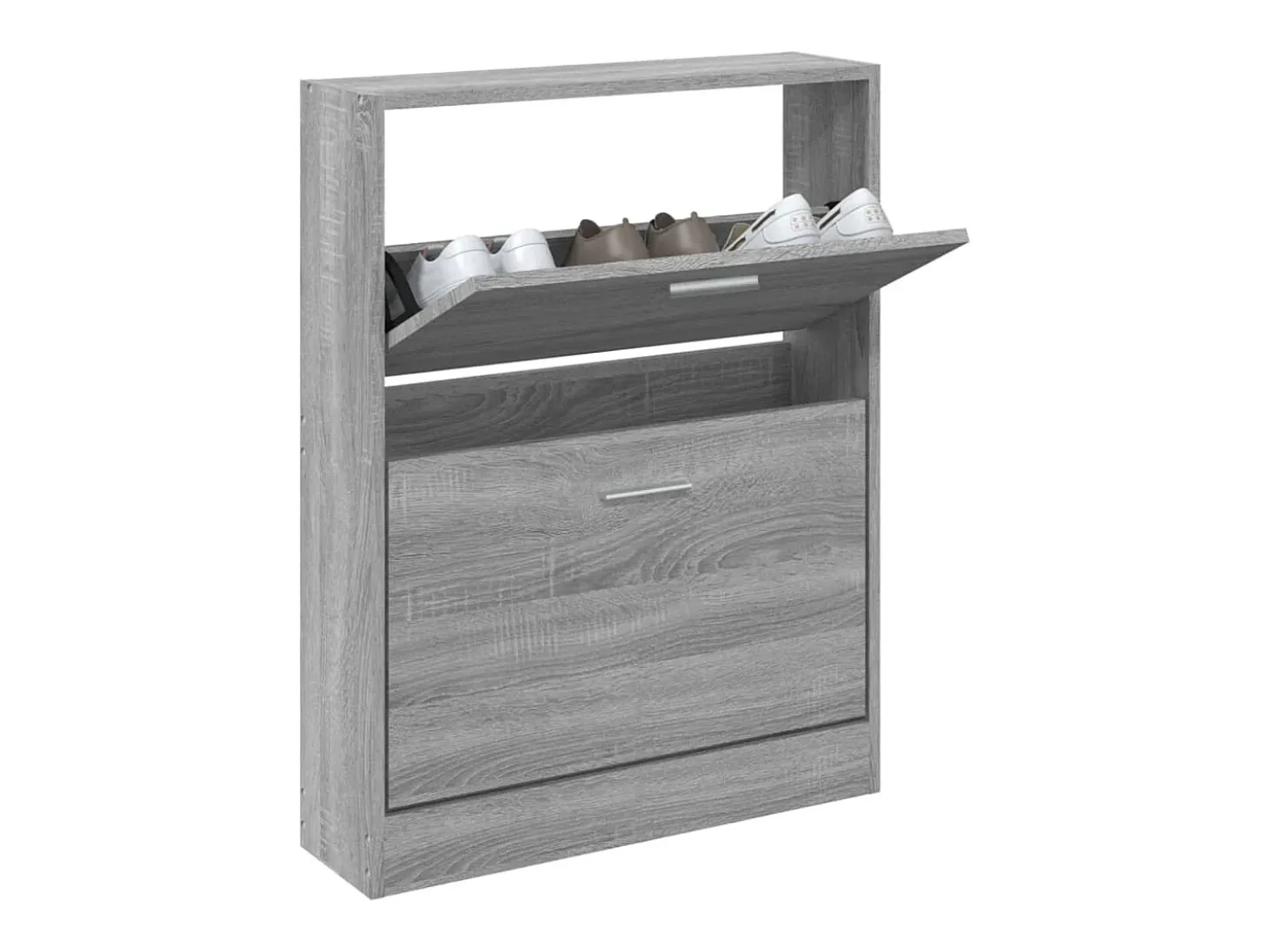 Zapatero Sonoma gris 59x17x81 cm Madera de ingeniería